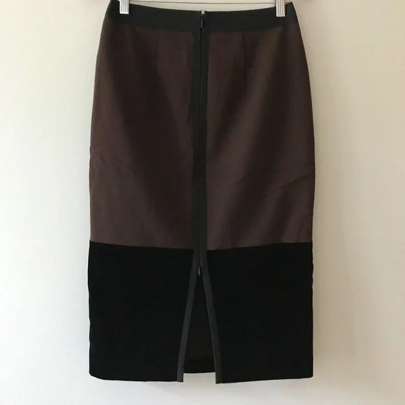 EUC La Perla Black Brown Skirt 42​​ - Picture 3 of 8